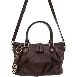Gucci Guccissima Sukey Leather 2way Shoulder Bag